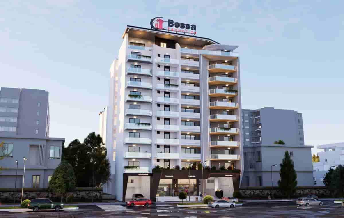 Résidence Lena Bessa Promotion Immobilière 3D de la Résidence Lena à ouled fayet de Bessa Promotion Immobilière