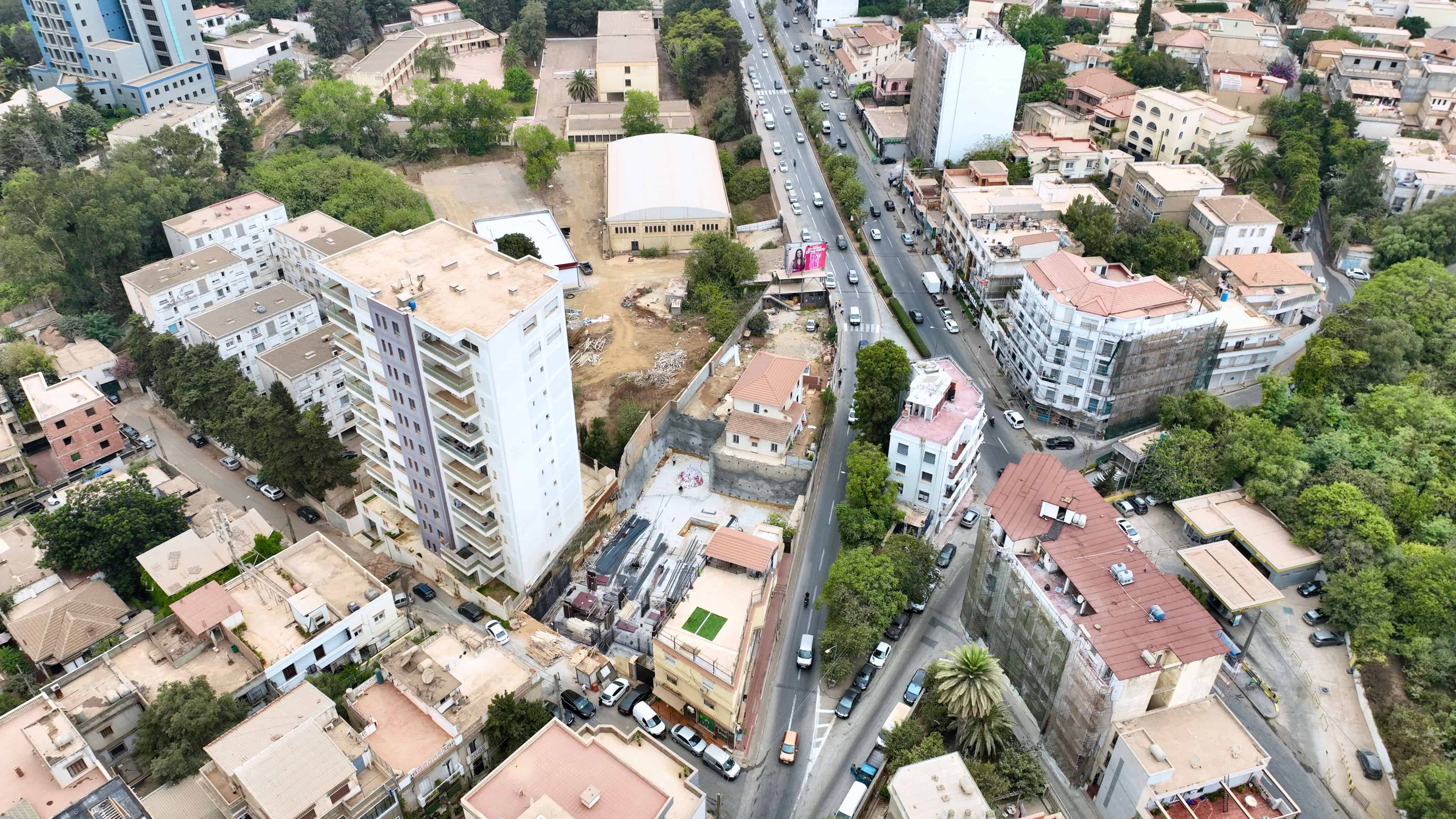 Vue d'en haut du projet Harmonia