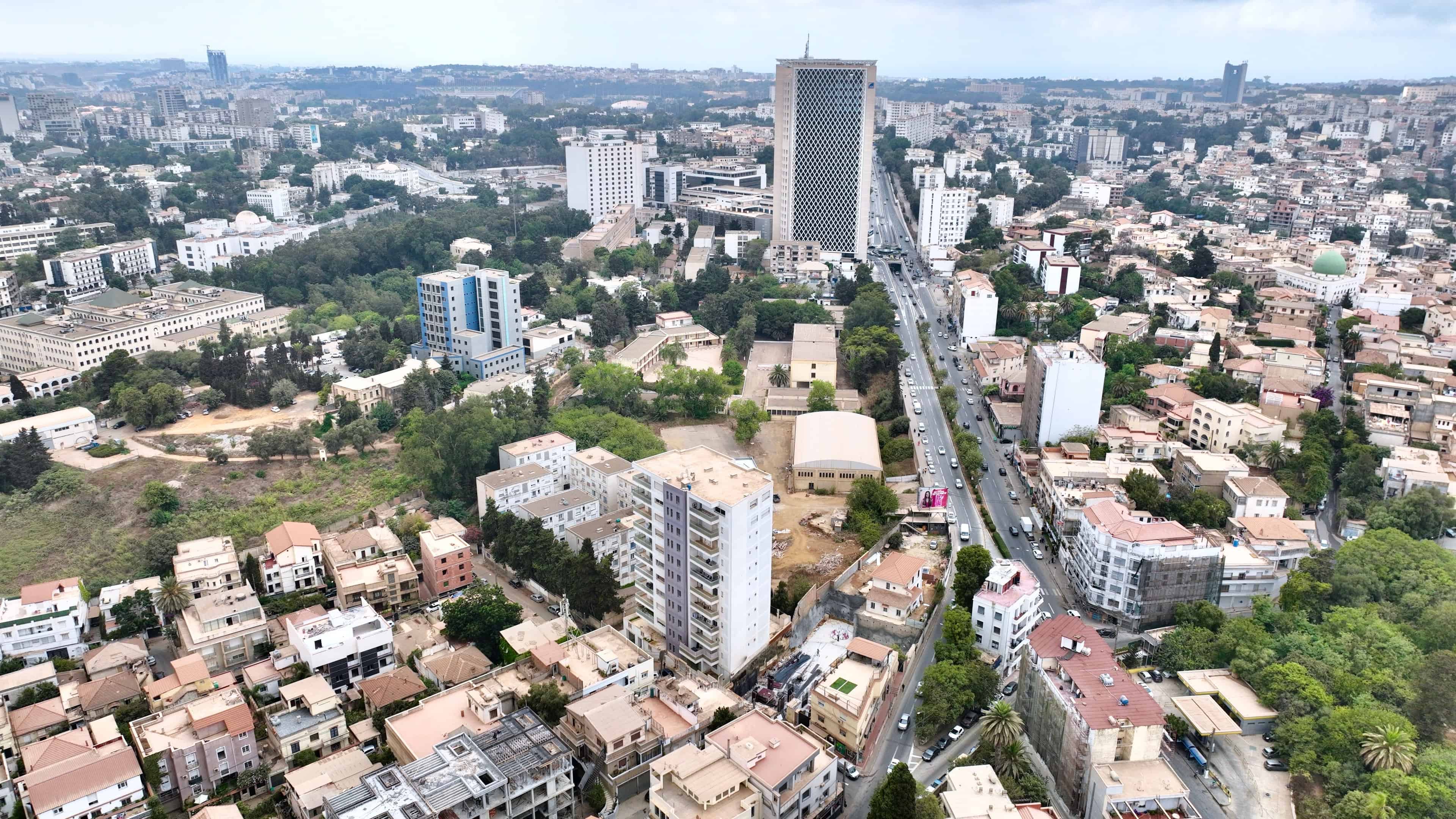 Vue d'en haut du projet Harmonia